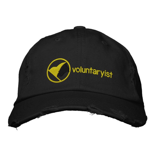 Voluntaryist Embroidered Hat (Front)