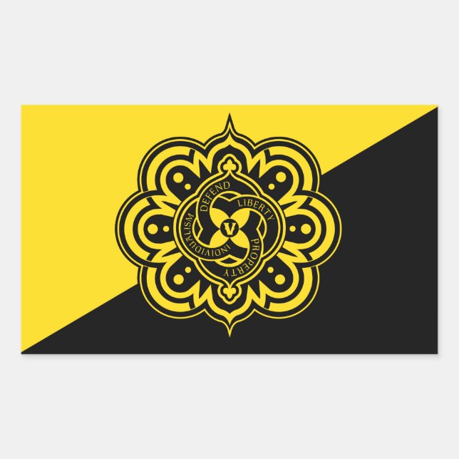 Voluntaryist Flag Stickers (Front)