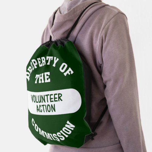 Volunteer Action Drawstring Bag