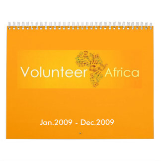 Volunteer Africa - Customized Calendar