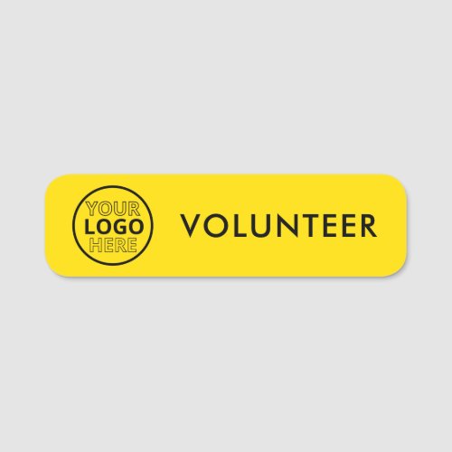 Volunteer Any Color Business Logo Name Tag