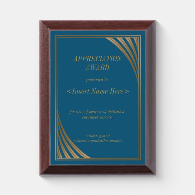 Volunteer Appreciation Award (Vertical)