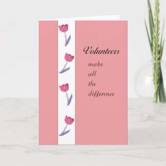Volunteer Appreciation Card