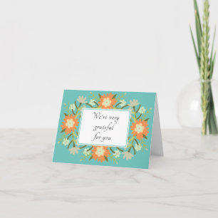Volunteer Appreciation Card