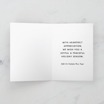 Volunteer Appreciation Christmas Holiday Cards | Zazzle