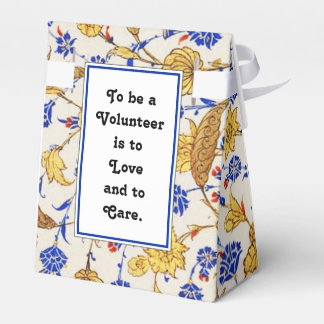 Volunteer Appreciation Favor Boxes