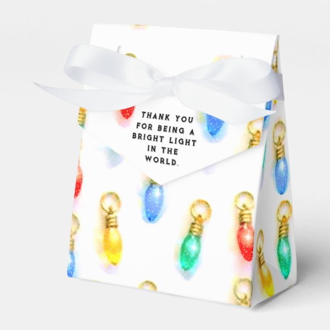 Volunteer Appreciation Favor Boxes (Front Side)