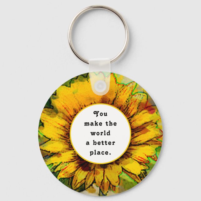 Volunteer Appreciation Gift Keychain (Front)