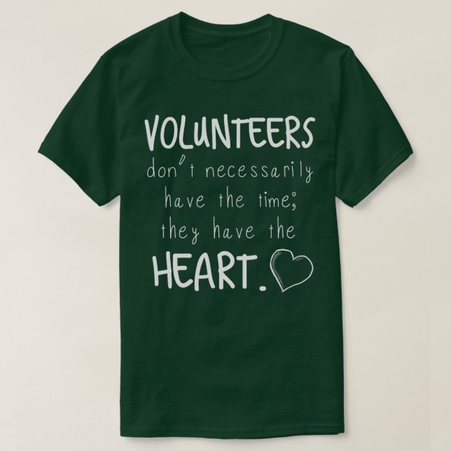 Volunteer Appreciation Gift  T-Shirt (Design Front)