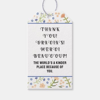 Volunteer Appreciation Gift Tags by ebbies at Zazzle