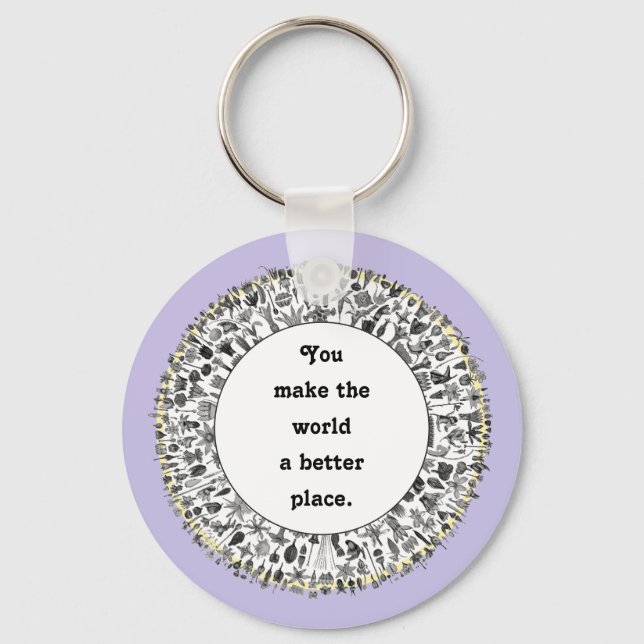 Volunteer Appreciation Gifts Keychain (Front)