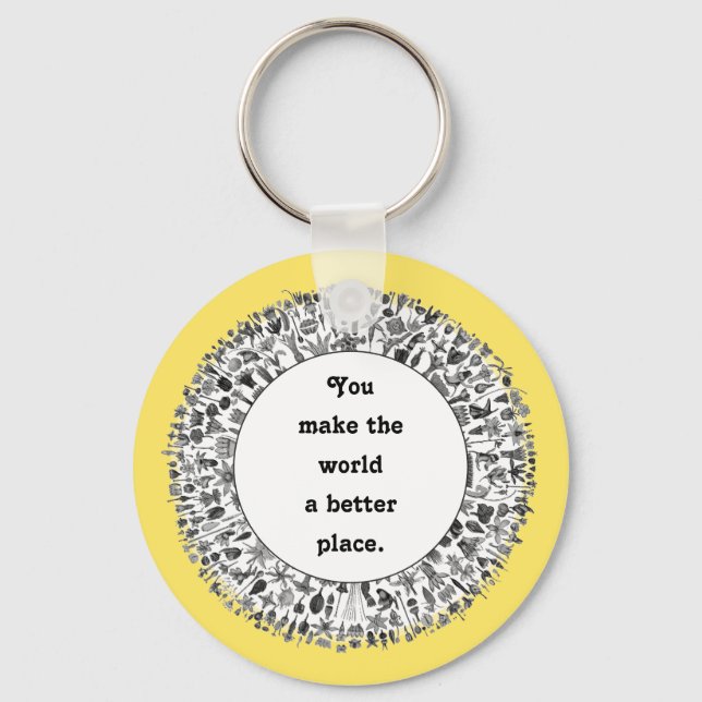 Volunteer Appreciation Gifts Keychain (Front)