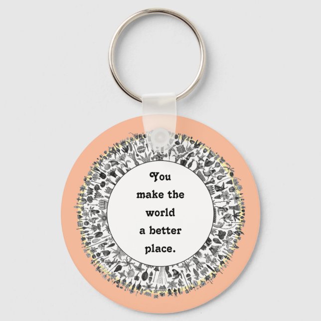 Volunteer Appreciation Gifts Keychain (Front)