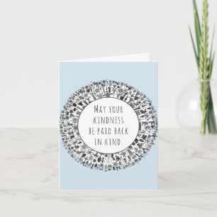 Volunteer Appreciation Letterpress Thank You Card