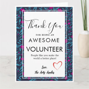 volunteer appreciation week card
