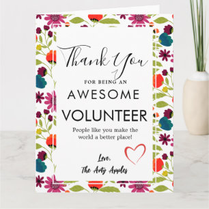 volunteer appreciation week card