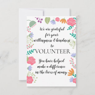 thank you for volunteering quotes