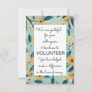 volunteer appreciation week card