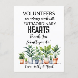 volunteer appreciation week postcard