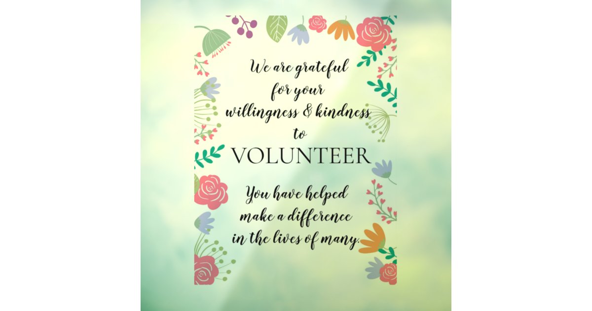 volunteer appreciation quotes