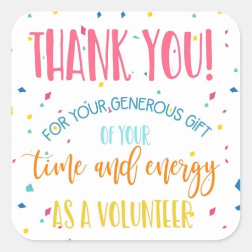 volunteer appreciation week sticker plaster