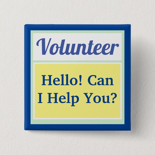 Volunteer Ask Me Button (Front)