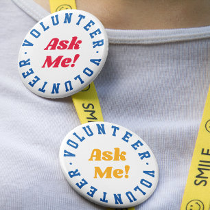 Volunteer Ask Me Event Crew Button