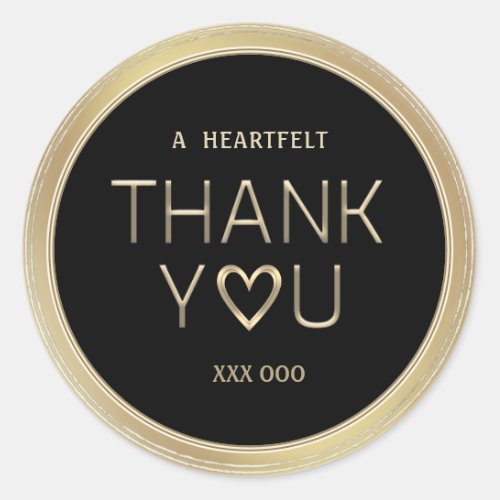 Volunteer Award Thank You for Years of Service Classic Round Sticker
