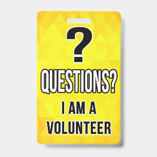 Volunteer Badge