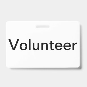 Volunteer Badge