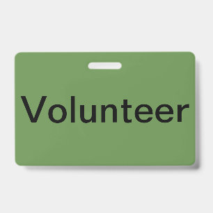 Volunteer Badge