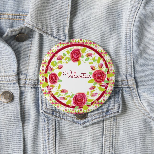 Volunteer badge button (In Situ)