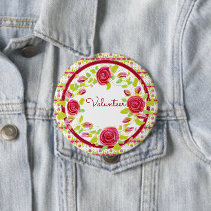 Volunteer badge button