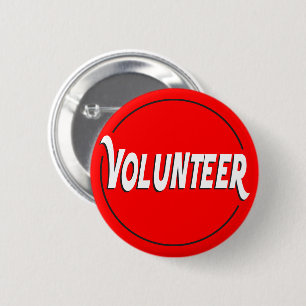Volunteer Badge Custom Color Button