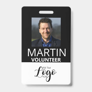 Volunteer Badge Custom Name Tag