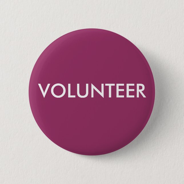 VOLUNTEER BUTTON (Front)