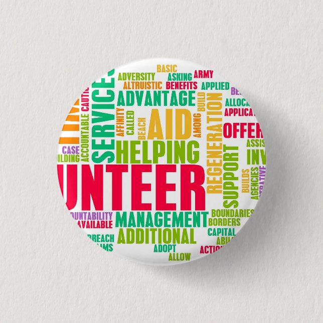 Volunteer Button (Front)