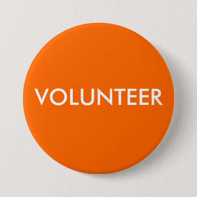 VOLUNTEER BUTTON (Front)