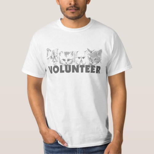 Volunteer cats T_Shirt