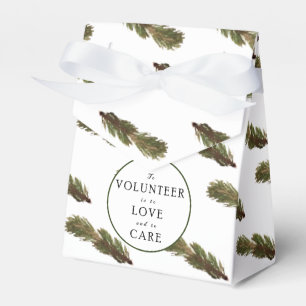 Volunteer Christmas Holiday Favor Box