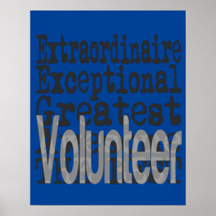 Volunteer Extraordinaire Poster