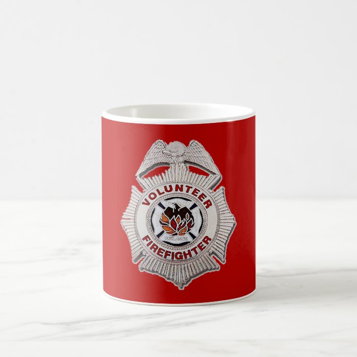 Volunteer Firefighter Custom Mug