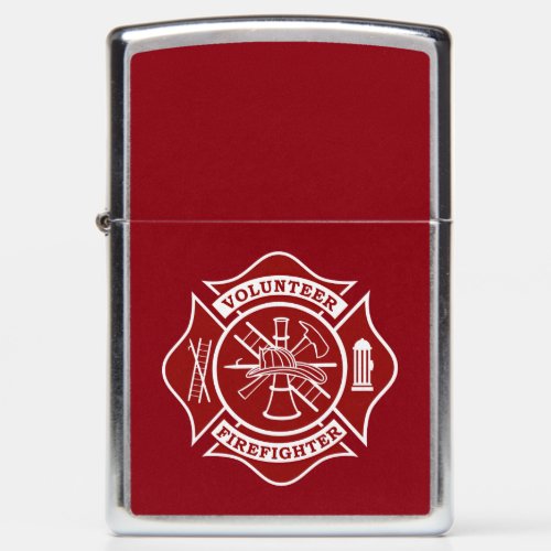 Volunteer Firefighter  Fire Dept Zippo Lighter