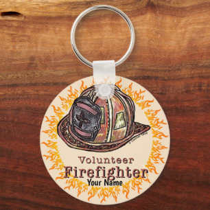 Volunteer Firefighter keychains