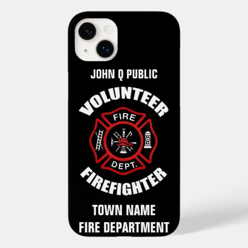 Volunteer Firefighter Name Template Case_Mate iPhone 14 Plus Case