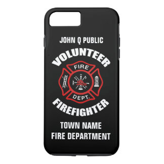 Volunteer Firefighter Name Template iPhone 8 Plus/7 Plus Case
