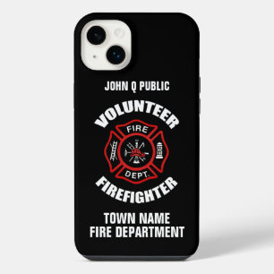 Volunteer Firefighter Name Template iPhone 14 Plus Case