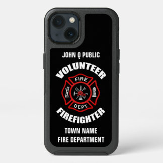 Volunteer Firefighter Name Template iPhone 13 Case
