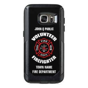 Volunteer Firefighter Name Template OtterBox Samsung Galaxy S7 Case