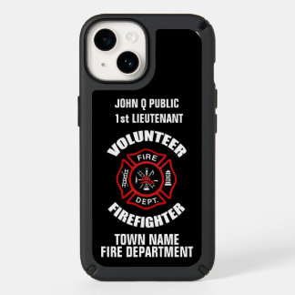 Volunteer Firefighter Name Template Speck iPhone 14 Case